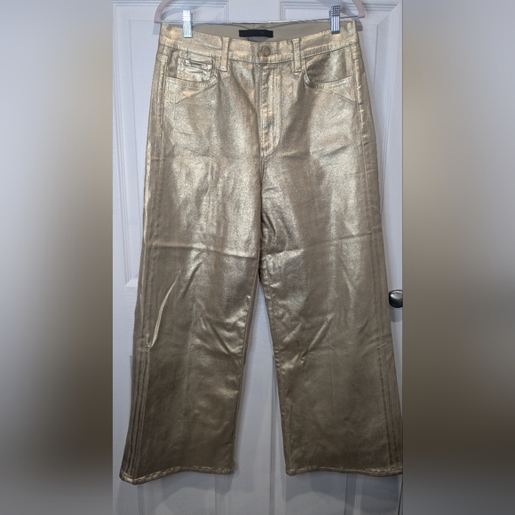 Joe's Jeans The Mia Gold Foil Jeans - Picture 3 of 7